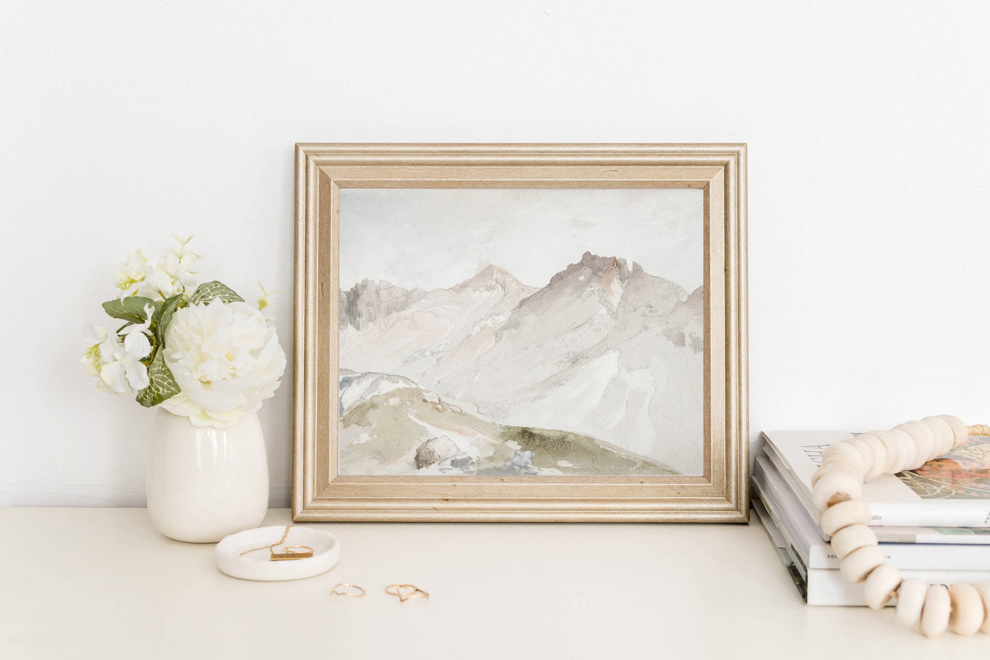 Mountain Peak Art Print: 8x10in