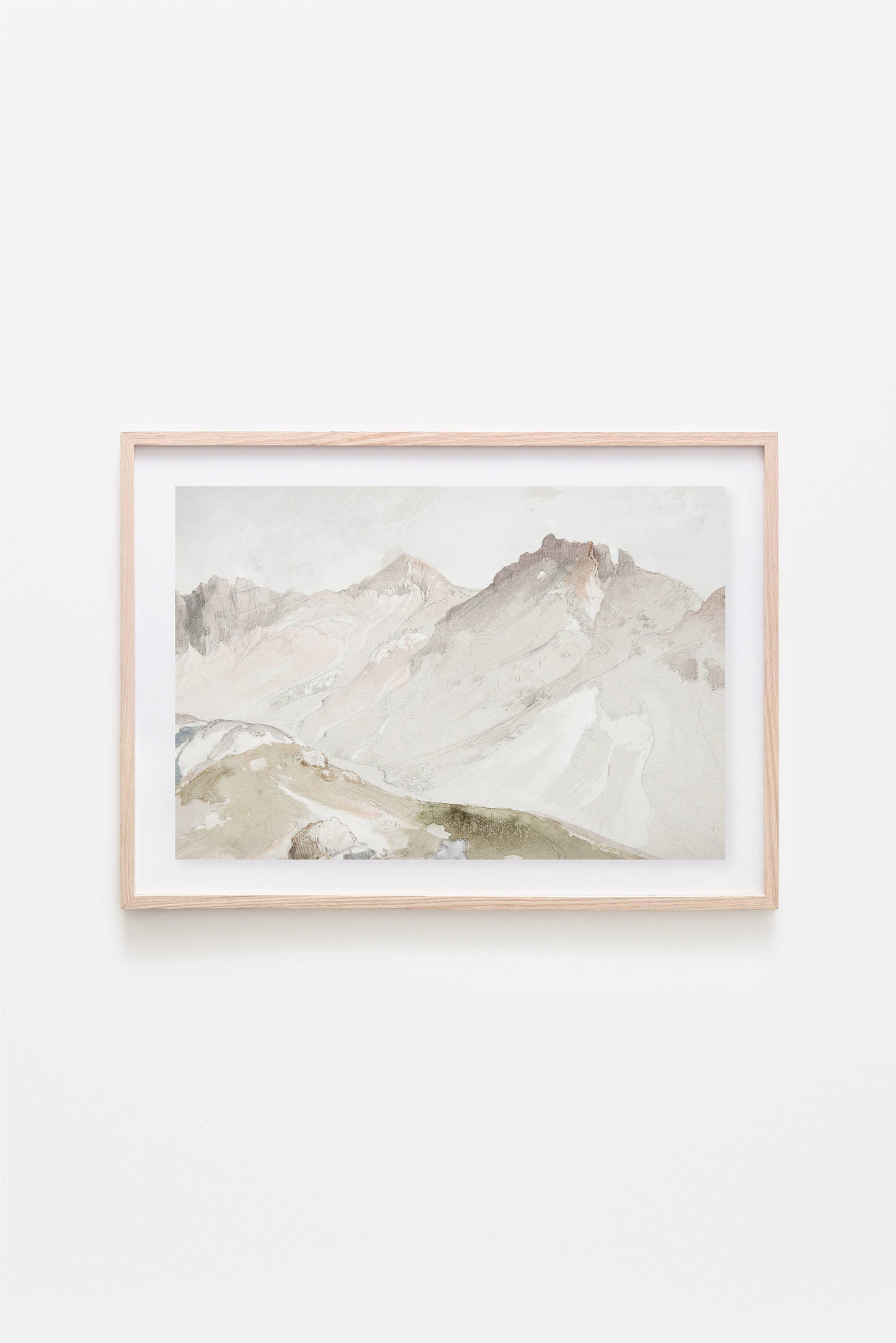 Mountain Peak Art Print: 8x10in