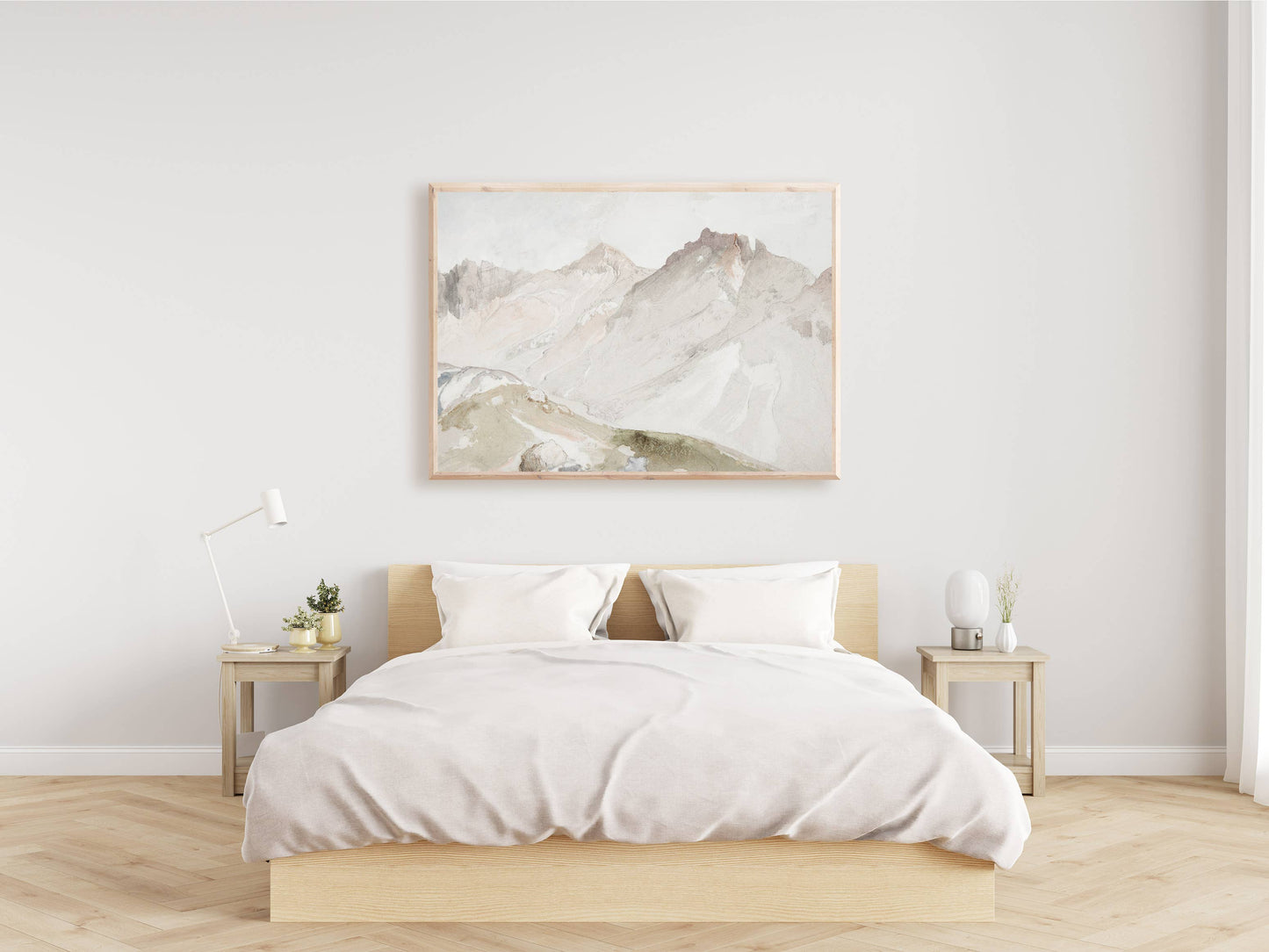 Mountain Peak Art Print: 8x10in