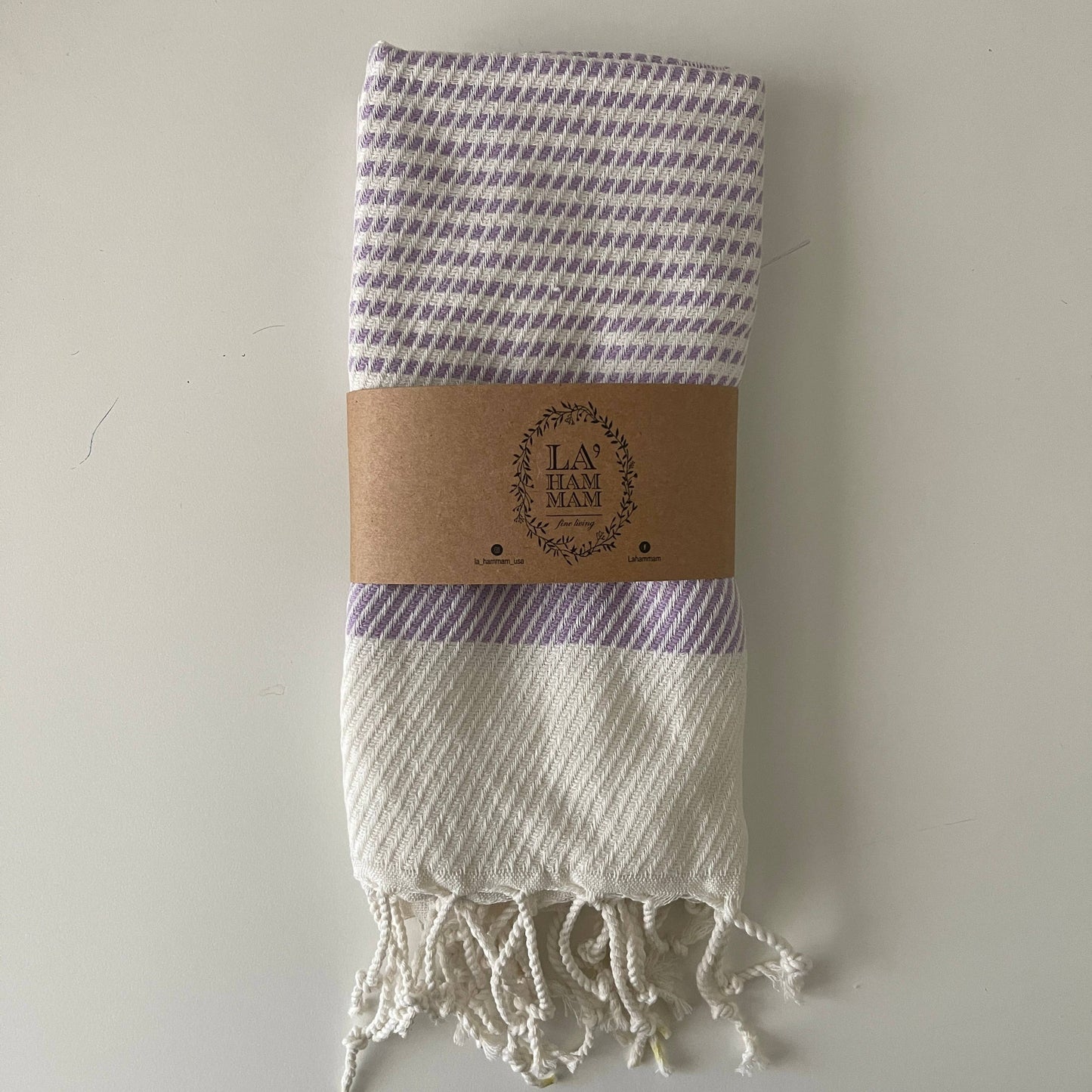 Ege Turkish Cotton Kitchen / Hand Towel  18"x40": Lilac